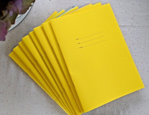 Tinted exercise books - tinted,