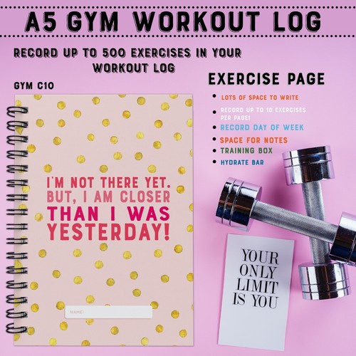 Gym diary exercise - diary,, planner