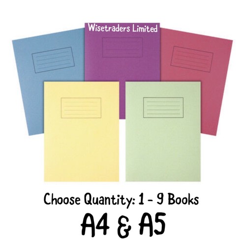 Silvine exercise books - a4, a5
