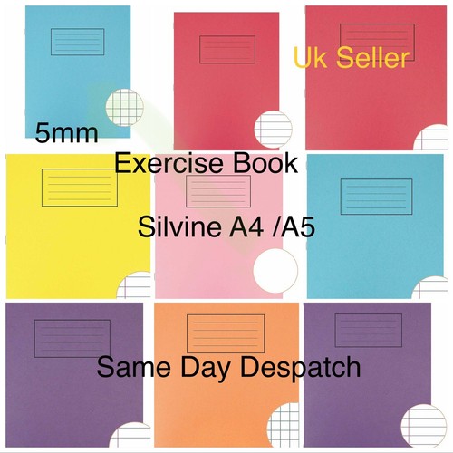 Silvine exercise books - a5,