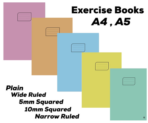 Exercise books school - books, homework